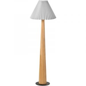 Beliani Lampadaire Aligide Bois Naturel