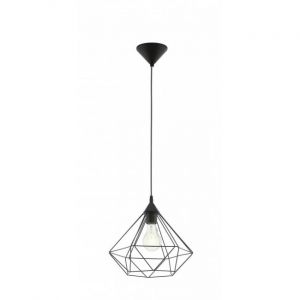 Image de Eglo Tarbes - Suspension en fil de métal noir diamètre 32.5cm