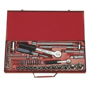 Cogex Coffret cl&eacute; + douilles 52 pieces Pro