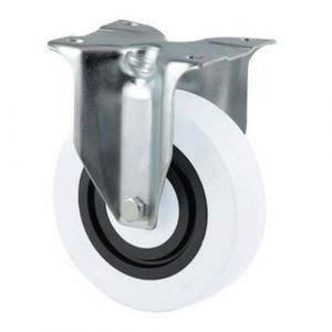 Roulette Fixe Ã? Roue Sandwich. Hauteur = 128mm