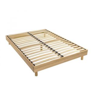Terre de Nuit Sommier kit en bois massif naturel 180x200
