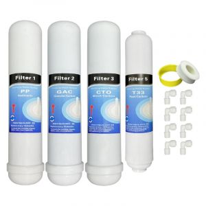 Kit 4 filtres osmose inverse compatible HIDROSALUD HIDROBOX