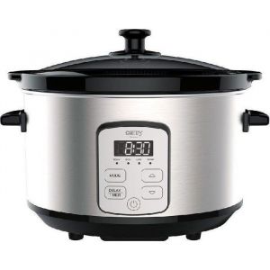 Camry CR 6414 cuiseur lent noir et argent 4,7 litres