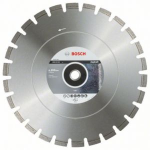 Image de Bosch Disque à tronçonner diamanté Best for Asphalt diamètre 450, segment de 12mm, Allésage 25,4mm 2608603643