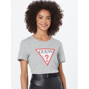 Guess Tshirt à col rond et manches courtes Gris - Taille 34