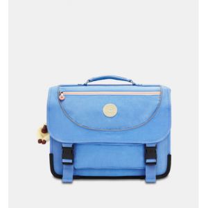 Kipling PREPPY, Sac D’École Pour Enfants avec Réflecteurs, Léger et Hydrophobe, 41 cm, 15 L, 1.16 kg, Bleu Délicat