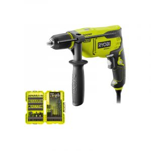 Image de Ryobi Pack Perceuse à percussion - RPD800-K - 800W - Coffret empilable impact RAK38DSDI2 38 accessoires perçage-vissage-boulonnage