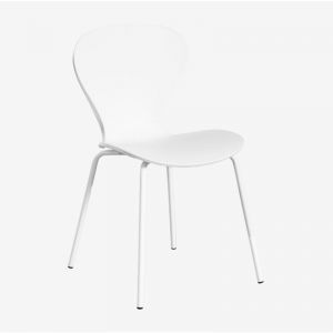Chaise de salle &agrave; manger empilable Uit Colors SKLUM Blanc