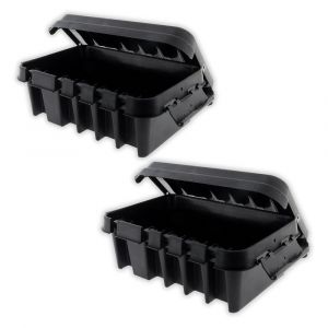 Zenitech Lot de 2 boitiers de raccordement étanche IP55 Noir