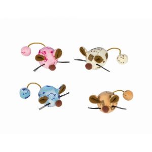 Jouet peluche souris pour chat avec herbe à chat Nobby Pet