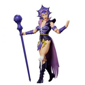 Mattel Masters of The Universe Origins Figurine articul&eacute;e D&eacute;monia de la Collection Cartoon Les Ma&icirc;tres de l&rsquo;Univers, Figurine de 14 cm avec sa Baguette, Reproduction d&eacute;taill&eacute;e, JHJ95