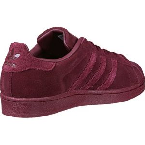 Adidas Superstar J, Chaussures de Sport Mixte Enfant - Rouge - Rouge (Buruni/Buruni / Buruni), 36 EU