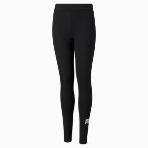 Puma Legging Essentials Logo enfant et adolescent, Noir, Taille 104, Vêtements