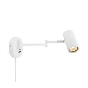 Markslojd Applique avec liseuse Costilla Métal blanc 1 ampoule 41cm