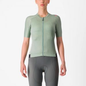 Castelli Espresso W Jersey Maillot Defender Green/Deep Green M
