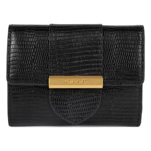 Image de Lancaster Portefeuille Exo Ily 131-052 Noir Lézard Noir - Lézard