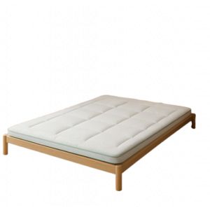 Mps Surmatelas en bambou 180x200 cm - Gris - Collection 3D Air