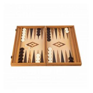 Coffret pliant Noyer 48cm BACKGAMMON