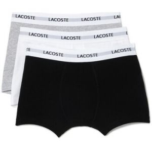 Lacoste Boxer Court noir blanc gris (3 unités) - M