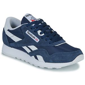 Reebok Baskets basses Classic CL NYLON Bleu - Taille 36,39,40,41,42,43,44,45,46,40 1/2,42 1/2,47,37 1/2,38 1/2,44 1/2,45 1/2,36 1/2,48 1/2