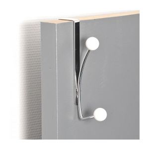 Pat&egrave;re &agrave; suspendre 2 crochets en m&eacute;tal