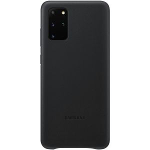 Samsung Coque S20+ Cuir noir