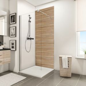 Image de Schulte-ufer Panneau mural 100 x 210 cm, revêtement pour douche et salle de bains, DécoDesign DÉCOR, Japandi horizontal