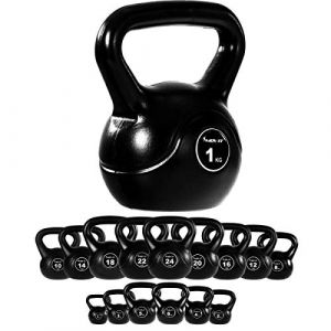 Poids Kettlebell plastique poids au choix de 1kg à 24kg MOVIT Poids : 20kg