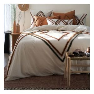 Housse de couette coton, Cotama Havane Beige Couleur Beige Taille 200 x 200 cm