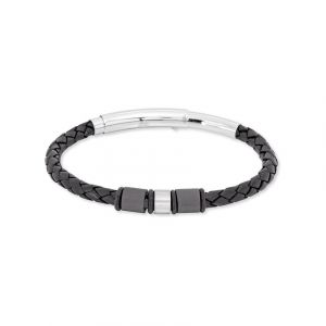 Save Brave Bracelet SBB-ETHAN Acier inoxydable, Cuir