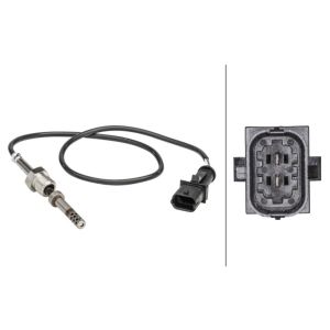 Hella Palpeur, température des gaz pour ALFA ROMEO: Brera, 159, Spider (Ref: 6PT 358 181-191)