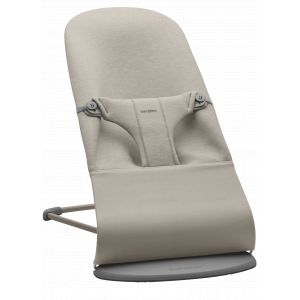 BabyBjörn Transat Bliss - Gris sable / Jersey 3D / Gris foncé