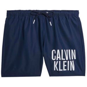 Calvin Klein Maillot de bain Medium Drawstring Intense Power bleu foncé blanc - S