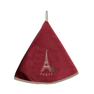 Winkler Essuie-mains Tour Eiffel rouge diamètre 60 cm ROUGE