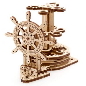 Ugears Wheel Organizer - Puzzle 3D pour Adultes Porte-Stylos en Bois Écologique - Modèle Mécanique Puzzle en Bois Casse-tête pour Adultes Jouet Éducatif pour Enfants