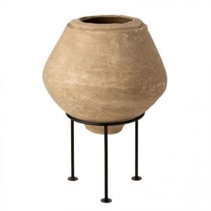 Prix Pot Déco sur Pied Chad 50cm Naturel