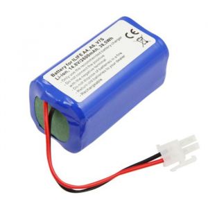 Avizar Batterie pour Aspirateur Robot ILIFE A4 / A4s / V7s Pro Li-ion 14.8V 2600mAh Bleu
