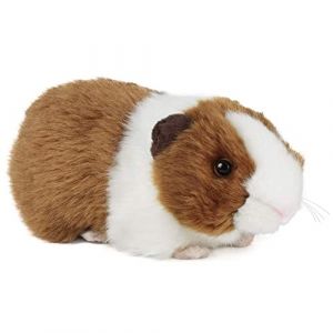 Living Nature Jouet en Peluche Cochon d'Inde en Peluche avec Son, à l’unité (20 cm), Marron