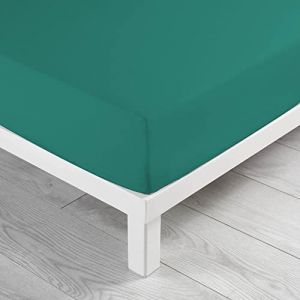 Drap Housse 90 x 190 Cm 100% Coton Bio Biolina Emeraude