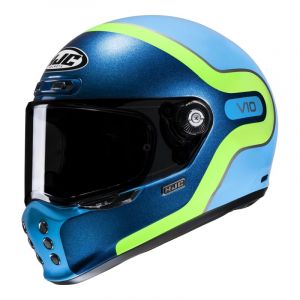 HJC Casque intégral V10 Grape bleu/vert- M
