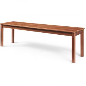 Banc de salle &agrave; manger Trerunulu 140 x 35 x 45 cm effet noyer [en.casa]