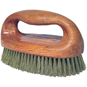 Image de Gerlon Brosse elliptique grande taille pour meuble - Acier laitonné