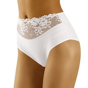 Wolbar - Culotte taille haute Eco-Hi blanche