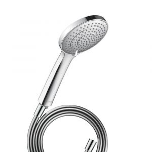 Duravit Pommeau de douche 3 jets Universal avec curseur chromé + flexible de douche