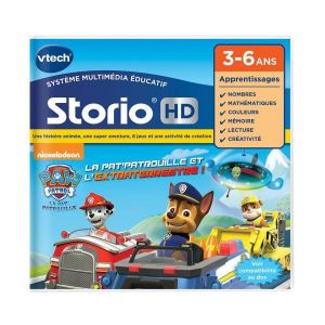 Vtech Jeu storio hd la pat'patrouille et l'ext