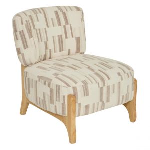 Atmosphera Fauteuil de table Calix blanc créateur d'intérieur