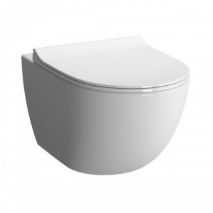 vitra WC suspendu compact sans bride Sento blanc brillant + abattant