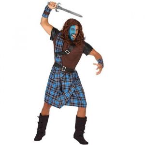 Atosa Déguisement Ecossais Bleu Homme