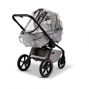 Moon Housse de pluie pour RESEA+ et voiture de sport Buggy SPORT, bandes réfléchissantes transparentes, habillage pluie