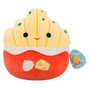 Peluche - SQUISHMALLOWS - Frites &agrave; l&rsquo;ail et au parmesan - Douce - 30 cm - Amusante